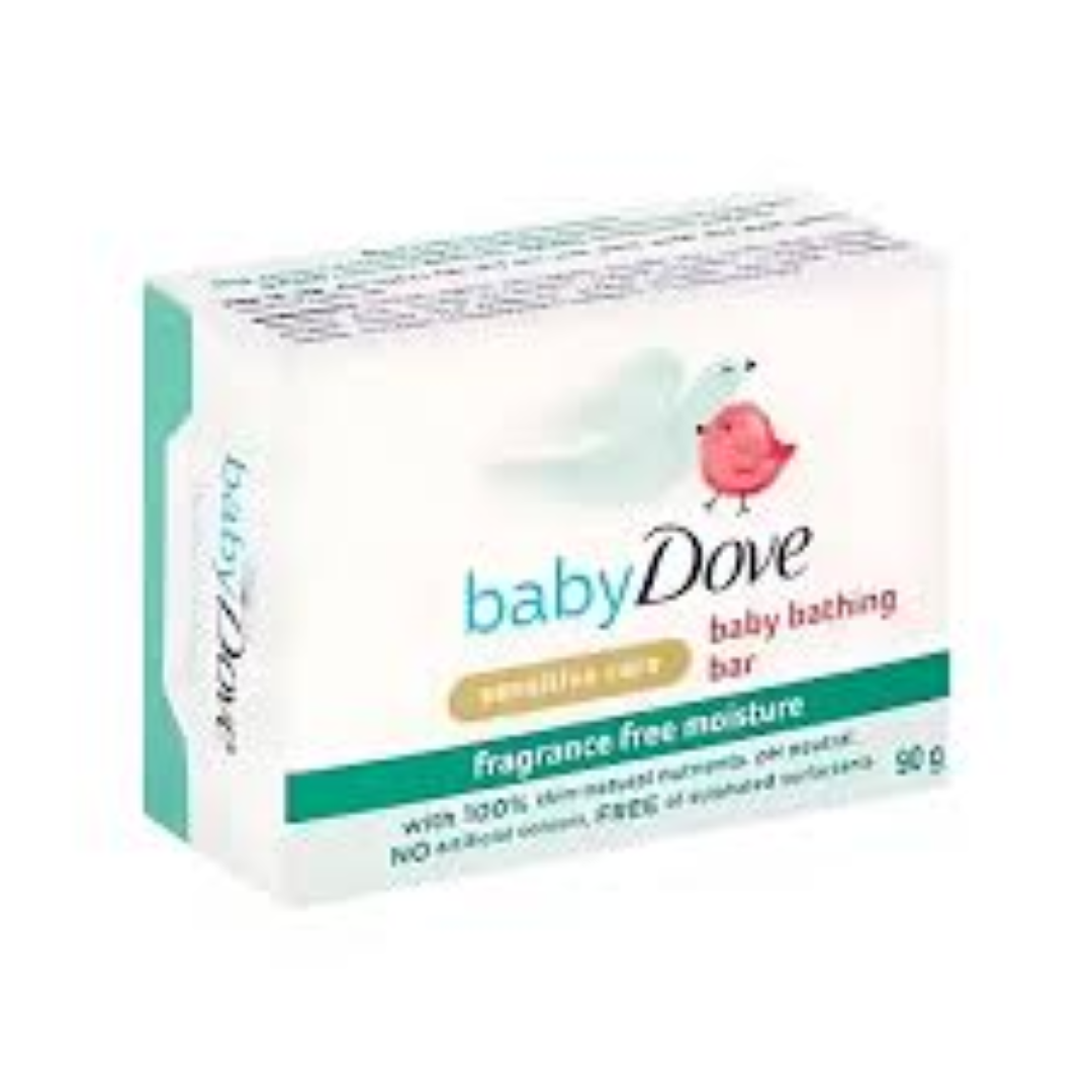 DOVE BABY FRAGRANCE FREE MOISTURE BAR SOAP 90G